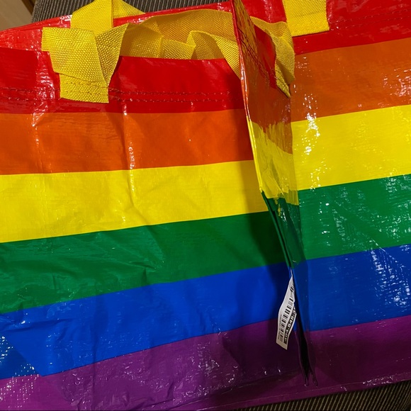 Multicolored Striped Pride Shopping 🛍 Bags - Picture 10 of 10